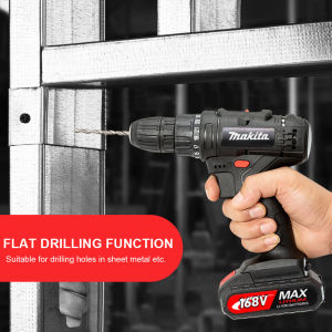 Cordless Drill Heavy Type Electric Hammer Impact Made in Japan Makita Original 2pc Battery 48v to 168v Optional Case Screwdriver Accessories Set