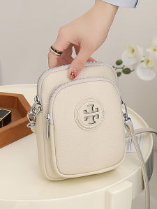 Womens Crossbody Large Capacity Vertical Mobile Phone Bag New 2025 Fashion Small Walking Bag Soft PU Leather Pure Color