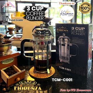 coffee plunger / French press tea / coffee /saringan kopi / tempat kopi FIORENZA 350ml/600ml