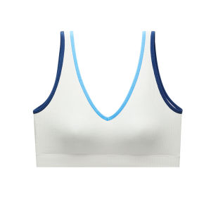LUCKMEEY | Colorful Fashion Deep V Seamless One-Piece Sports Supportive Bra