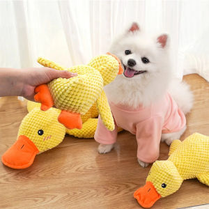 Dog toy plush companion .sleeping duck .bite resistant .teeth grinding .sound relief duck sound toy.