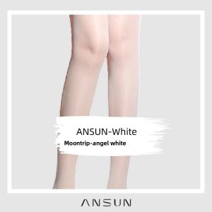 ANSUN | 3D Ultra-Thin Shimmer Crisscross Sensual Replaceable Crotchless Stockings