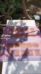 Bàn đấu Yugioh lớn cho hai người cao cấp 60x60cm cổ đại cardfight Vanguard wixoss Magic The gathering tặng kèm field center card 1670 2-3