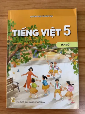 Sách giáo khoa Tiếng Việt 5- Tập một- Kết Nối Tri Thức Với Cuộc Sống (Kèm bìa nilong bao sách nhãn tên)