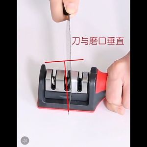 3 Stages Knife Sharpener Kitchen Rod Knife Sharpener Stone Anti Slip Shaper Blade Alat Pengasah Pisau 磨刀器 KS1001