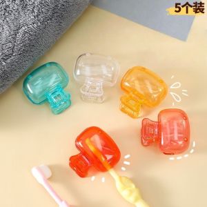 Portable Travel Toothbrush Storage Box Brush Head Protection Cap Organizer Clamp Home Convenient Toothbrush Cover Holder