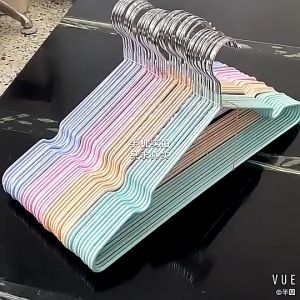 Hanger Anti Slip tebal SET 10PCS Gantungan Baju Warna Tebal Anti Slip