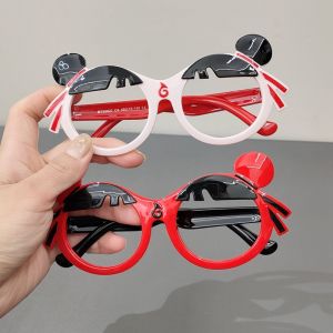 Cartoon Naera Style Childrens Eyeglass Frame Baby Silicone Toy Frame No Lens Boys Girls Sunglasses Full Frame round Shape