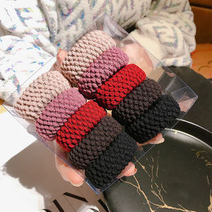 Dây Buộc Tóc Đàn Hồi Cao Cho Nữ Dây Buộc Tóc Cơ Bản Dây Đàn Hồi Cao Phụ Kiện Tóc Cho Phụ Nữ Dây Buộc Tóc Thắt Nút Đuôi Dài