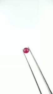 Batu Permata Lipan Merah Siam Bangkok Kekerasan 9 Mohs