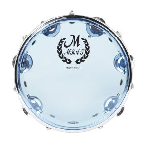 IRIN | M MBAT 8/10inch Tambourine Self-Tuning Double Row Tambourine Stainless Steel RingsInteresting Hand Drums Percussion Instrument