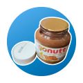 GONUTT HAZELNUT SPREAD WITH COCOA 350GRAMS (DALI). 