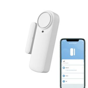 Tuya WiFi Bluetooth Cảm Biến Cửa Sổ Báo Động An Ninh Nhà Thông Minh Liên Hệ Hoạt Động Với Alexa Google Assistant Home Automation