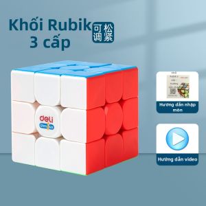 deli | Bộ Khối Lập Phương Phát Triển Trí Tuệ Mượt Mà Cho Thi Đua Dành Cho Trẻ Em Mới Bắt Đầu