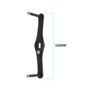 EKFan Baitcasting Máy Câu Tay Cầm Hợp Kim Nhôm 80/90/100/110mm Chiều Dài Cho A/S/D 7*4/8*5 Lỗ Không Núm Dụ Máy DIY Một Phần