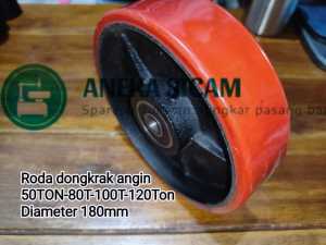 Roda Dongkrak Angin 180mm 50ton/80ton/100ton/120ton