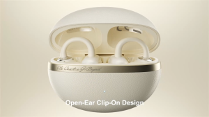 QCY Crossky C50 Open Ear Wireless Earbuds Bluetooth 6.0 Comfort Clip On Sports Earphone 4 Mic AI Clear Call Bass Boost Headphone