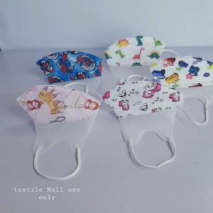 🔥🔥Ready Stok 50pcs Kids cartoon face mask children mask 3ply budak kanak student cartoon cute kartun