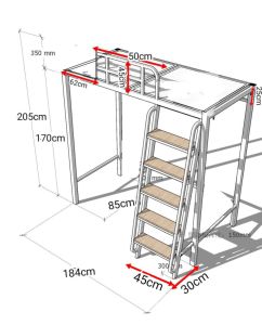 Loft bed customize+mattress customize +cabinet customize set singapore