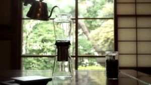 Bình pha cà phê cold brew nhỏ giọt chậm slow drip brewer Hario Shizuku SBS-5B 600ml (pha trà / cà phê cold brew trong 1-2 giờ)