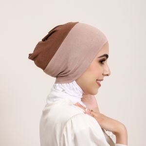 Soft Modal Inner Hijab Cap Muslim Stretch Turban Cap Islamic Underscarf Bonnet Hat Female Headband Tube Cap Turbante Mujer