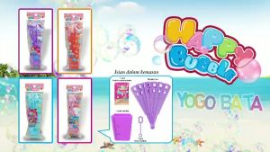 Smile - Mainan Anak Bubble Fan Gelembung Bentuk Kipas Lucu - Mainan Gelembung - Happy Bubble Fan