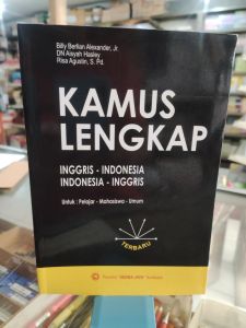 Buku Kamus Bahasa Inggris Lengkap Jilid Soft Cover ukuran A5