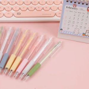 Murah Banget - Pena Gel Hitam Polos / Bolpoin Hitam Polos / Pena Hitam Gel 0.5 mm Transparan / Bolpoin Transparan / Gel Pen 0.5 mm