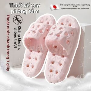 Anti-slip Anti-odor Quick-drain Comfortable Soft-soled Womens Indoor Slippers