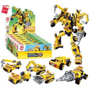 Enlighten | 6-in-1 Transformable Building Block Model Toy