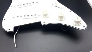 MD MOHS DIAGNOSTICS Prewired Pickguard Schrauben Set Commemorative Model Classical Prewired Loaded SSS Pickguard alnico V pickups in 60s for ST Guitar