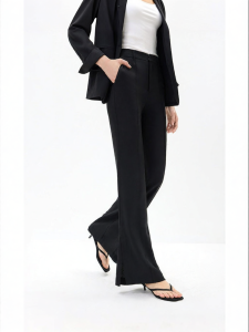 Lily | Vintage Color Slim Narrow Fit Flared Trousers
