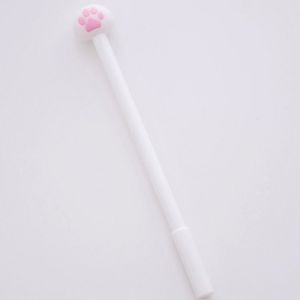 Cat Claw Neutral Pen Cap-Off Black Cartoon Signature Water-Based Carbon Pen for Students Business Gifts Office Supplies