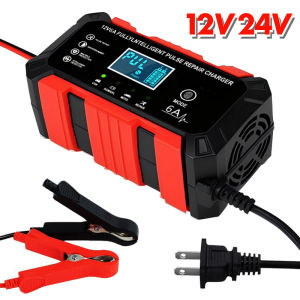 Car Battery Charger Heavy Duty Japan Made 12 24volts Portable Pulse Repair Charger 12v 24v Original For Motorcycle Power Charger Full Intelligent Universal Repair Type