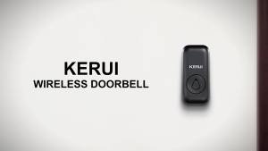 KERUI | KERUI M525 Ring Doorbell with Touch Button Waterproof Door Bell for Outdoor 500ft Remote Cordless 32 Chimes 433MHZ Wireless
