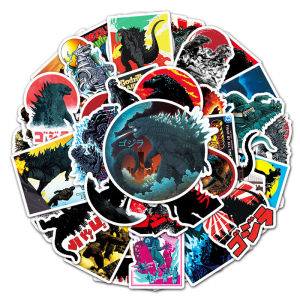 HUAQILI | Cartoon Monster Waterproof Decorative Stickers 50 Pieces