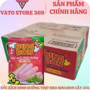 Xúc xích dinh dưỡng thịt heo PONNIE BIN BON cây 35g