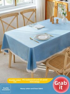 FEITAO | Waterproof Oil-Resistant Heat-Insulating Wash-Free Aesthetic Rectangular Tablecloth