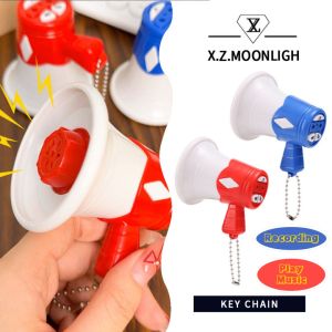 X.Z.MOONLIGH Funny Mini Speaker Keychain DIY Record & Play Music Easy to Use Creative Fun Ideal DIY Accessory