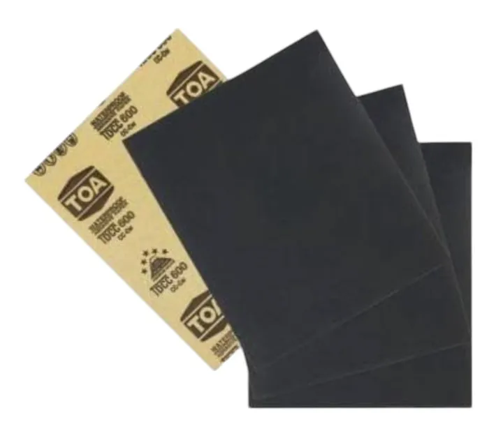 (โหล) กระดาษทรายน้ำ TOA #80,100,120,240,320,600,1000,1200,1500,2000 ...