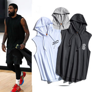 Quick Dry Basketball Warm up Vest with Hood Pull over Shoulder Training Suit Sports Top for Men And Women Polyester Fiber