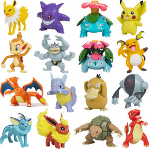 Takara Tomy | 5-10cm Pokemon Figures Model Charmander Popplio Litten Pikachu Arceus Action Figure Collectible Toys