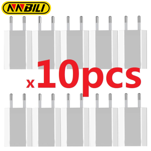 NNBILI 1-10pcs/lot EU Plug 5V 1A USB Wall Charger Portable Power Adapters For Iphone 6 7 8 plus 11 12 13 14 Samsung Universal
