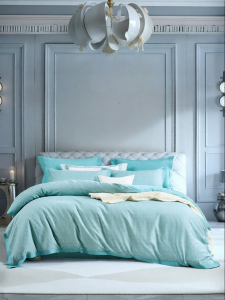 FUANNA (富安娜) | 60s Long-Staple Cotton Bed Set Simple Satin