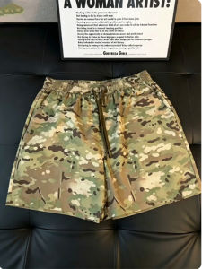 CHENMU | Retro Camo Quick-dry Summer Short Pants Quarter Length