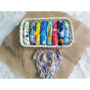 12pcs celana dalam anak velvet dll usia 1-5thn kemasan pouch