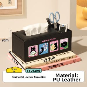 RUIDEDAN | Luxury Cat Design Tissue Box Holder Multifunction