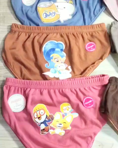 CD Anak Perempuan GWENITH | STICKER | BORDIR | Celana Dalam anak murah | Bahan Lembut | Warna Gelap