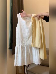 ZHENMANZI | Sleeveless Lace Dress Fall Elegant Style
