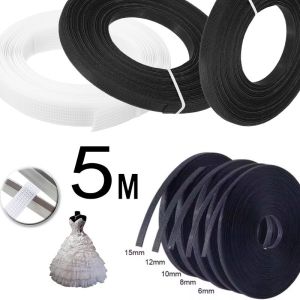 6-15mm Rigid Fish Bones for Wedding Dress MakingPolyester Corset Boning DIY Bras Sewing Craft Supplies